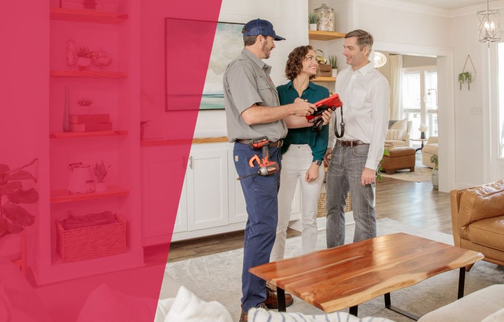 An HVAC tech discussing airflow issues.