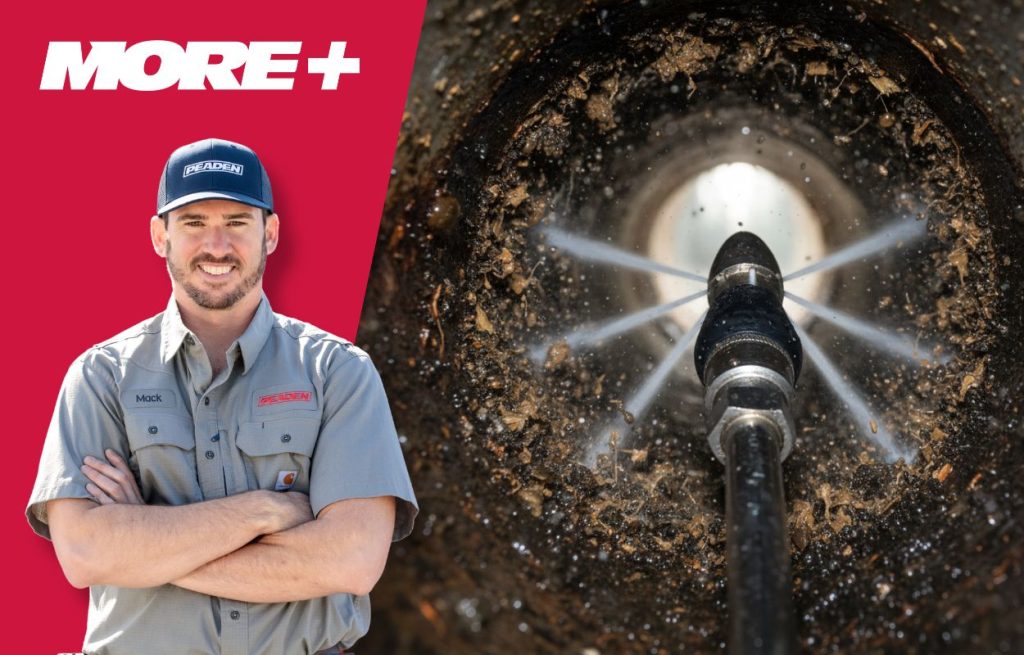 Hydro jetting inside a pipe