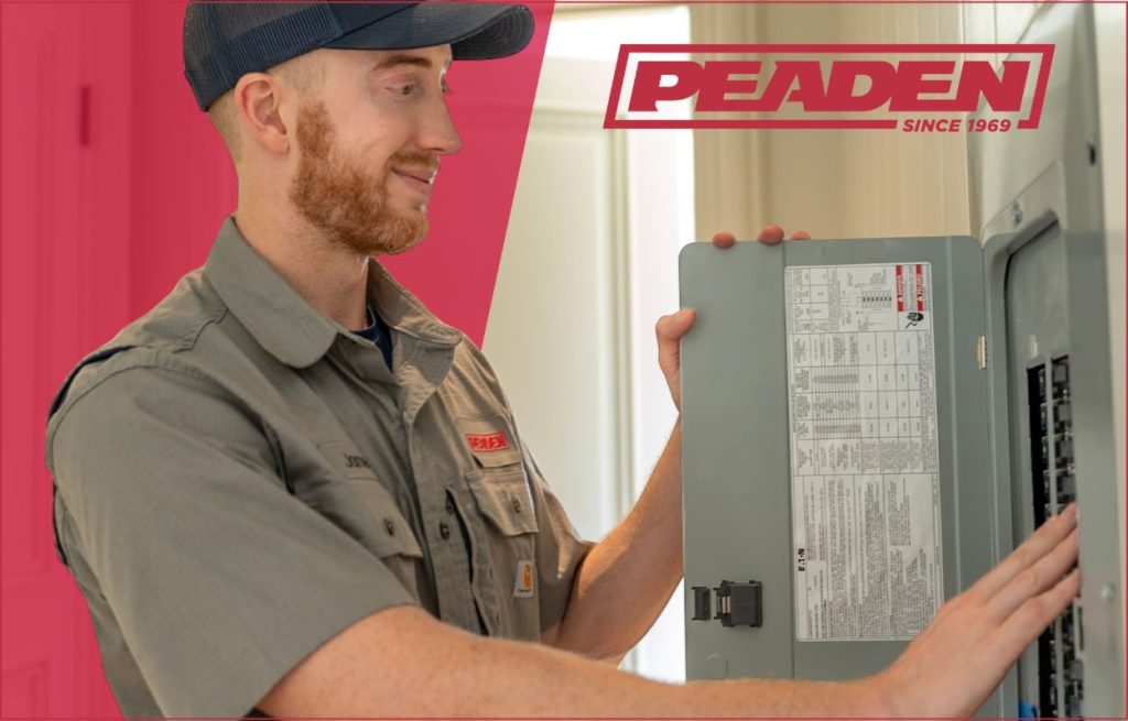 Replacing an electrical panel.