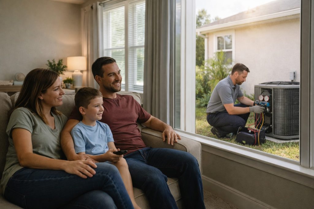 AC maintenance ensuring indoor comfort during summer