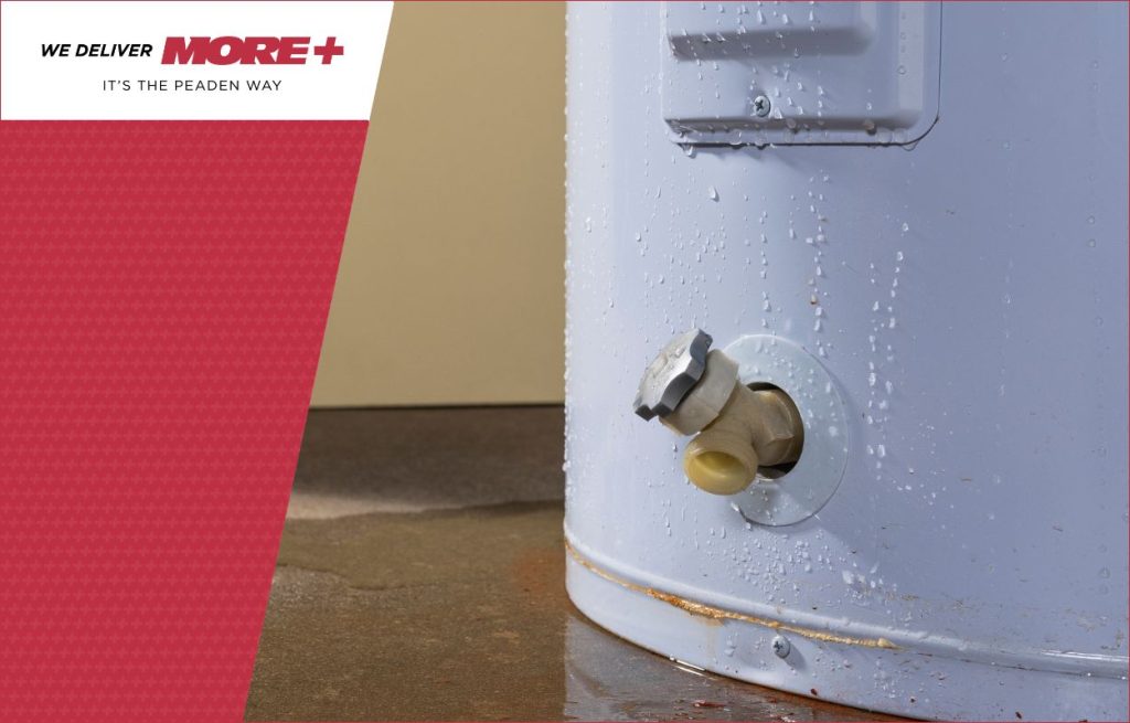 A older leaking water heater.