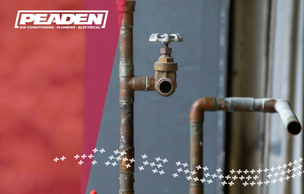 Old broken pipes