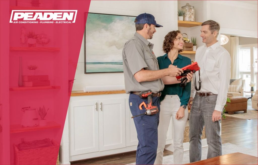 A Peaden Electrician discussing a increased appliance usage.