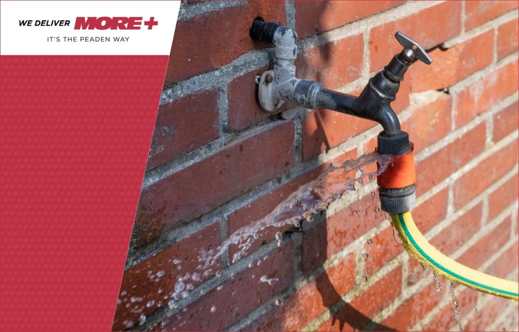 Leaking hose bib