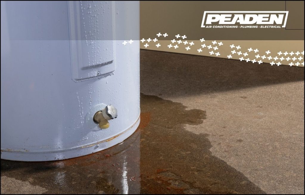A Leaking water heater