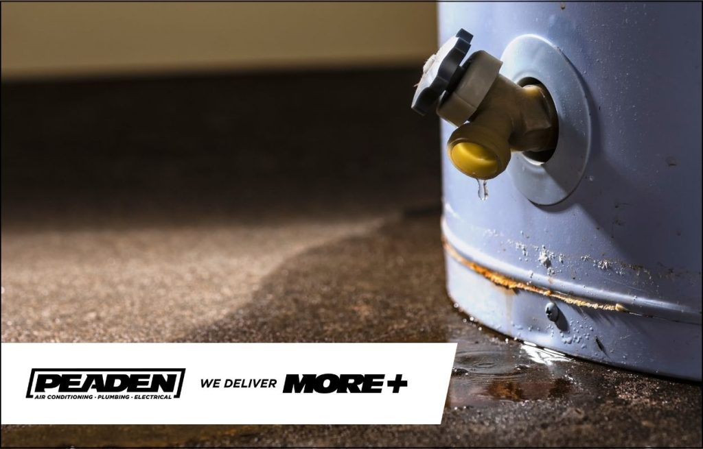 A Leaking water heater