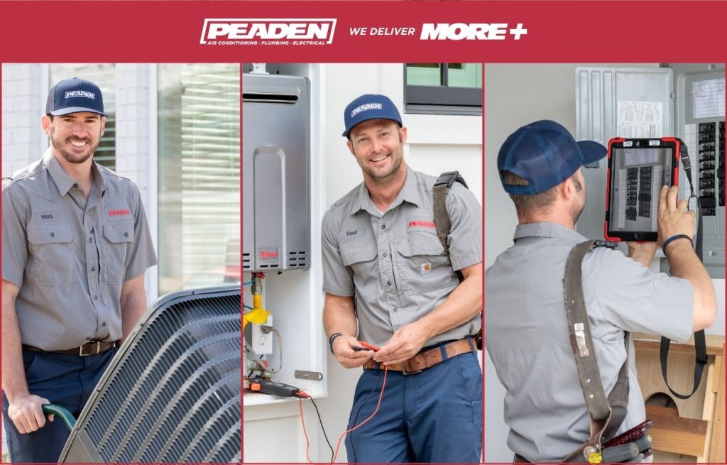 A Peaden HVAC tech, plumber, and Electrician.